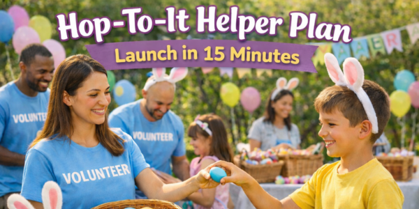 Easter Event Planning Guide: 15-Minute Action Plan graphic