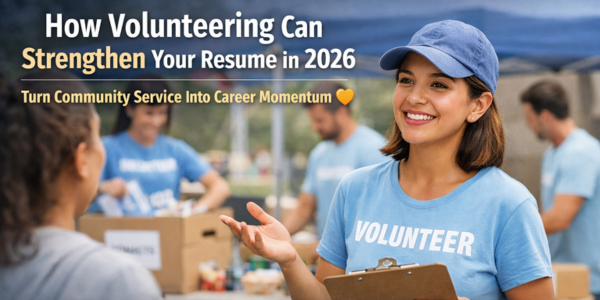 Woman volunteering: How Volunteering Can Strengthen Your Resume in 2026