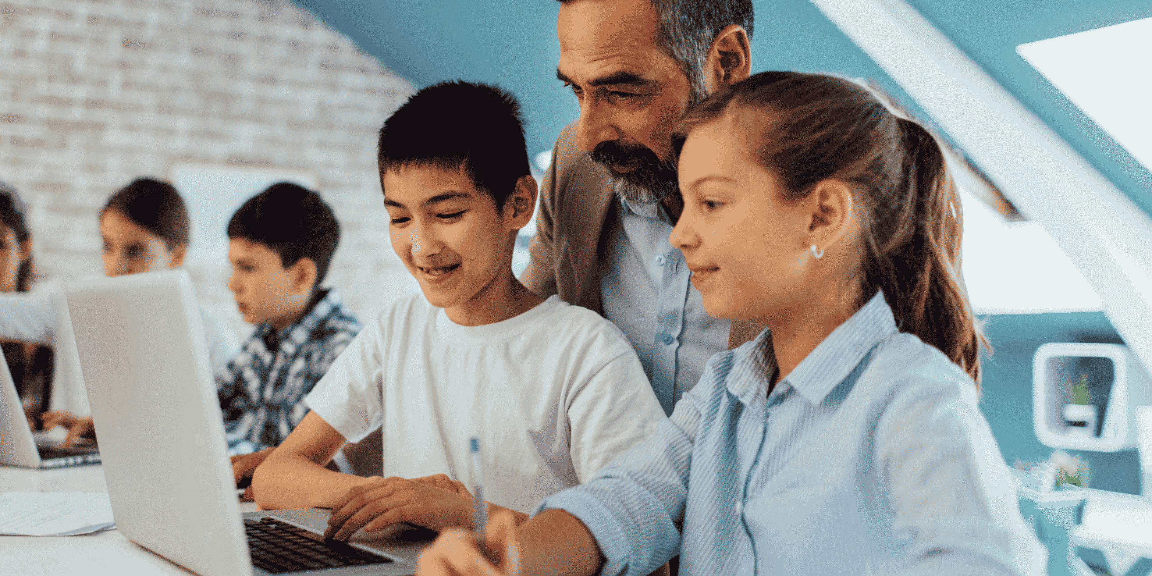 Kids learning to code
