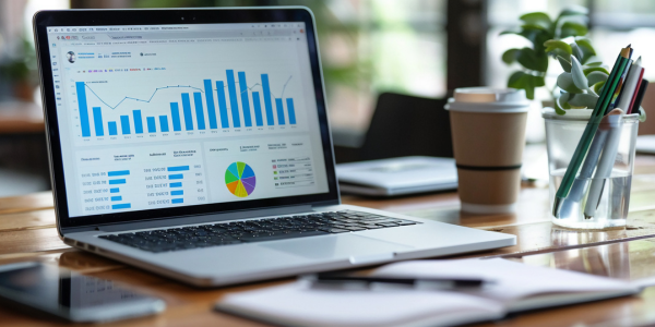 donor management software for nonprofits on a laptop screen