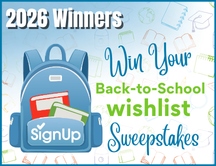 2026 Winners of SignUp's Back-to-School Sweepstakes