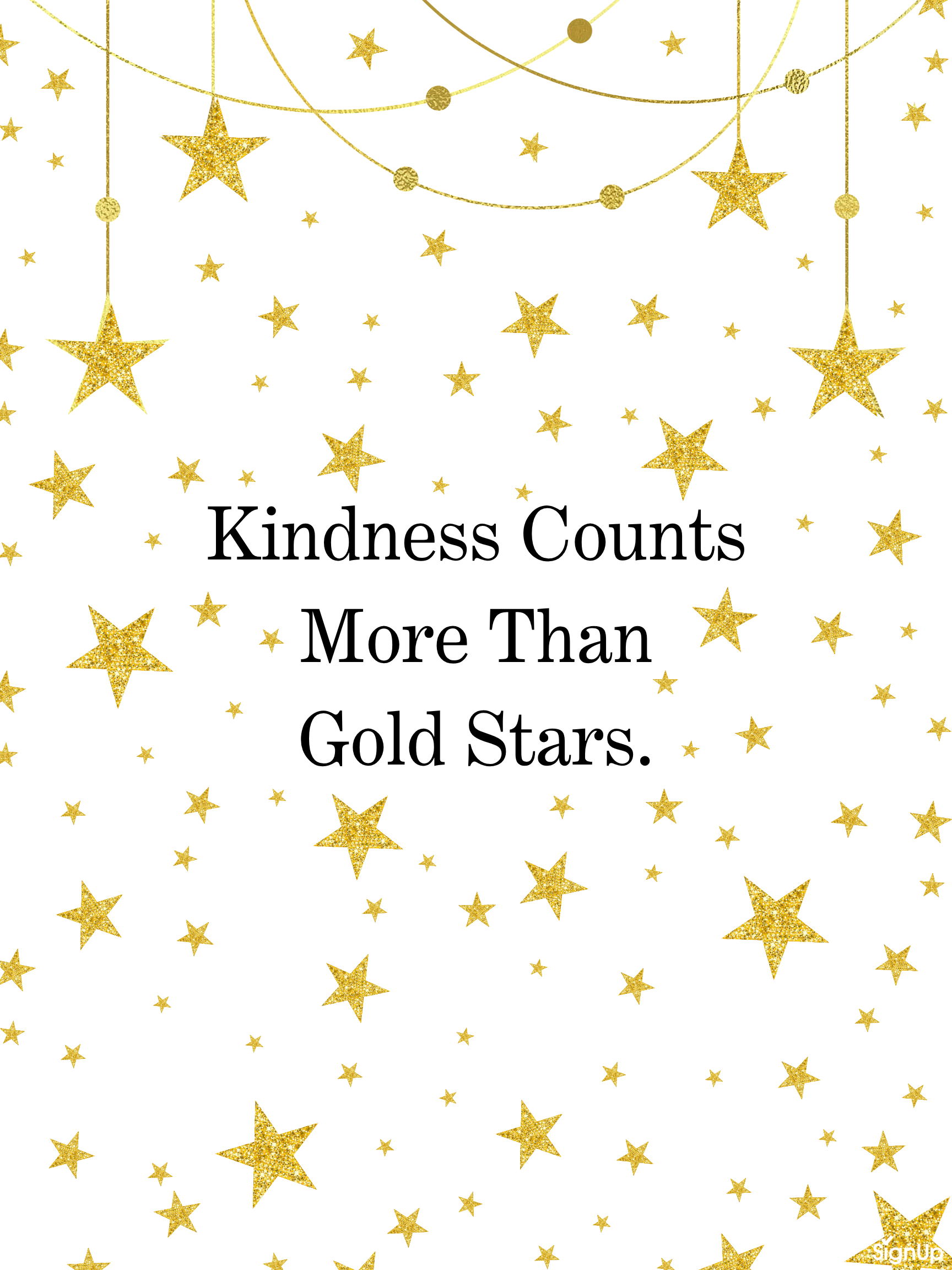 kindness counts classroom poster