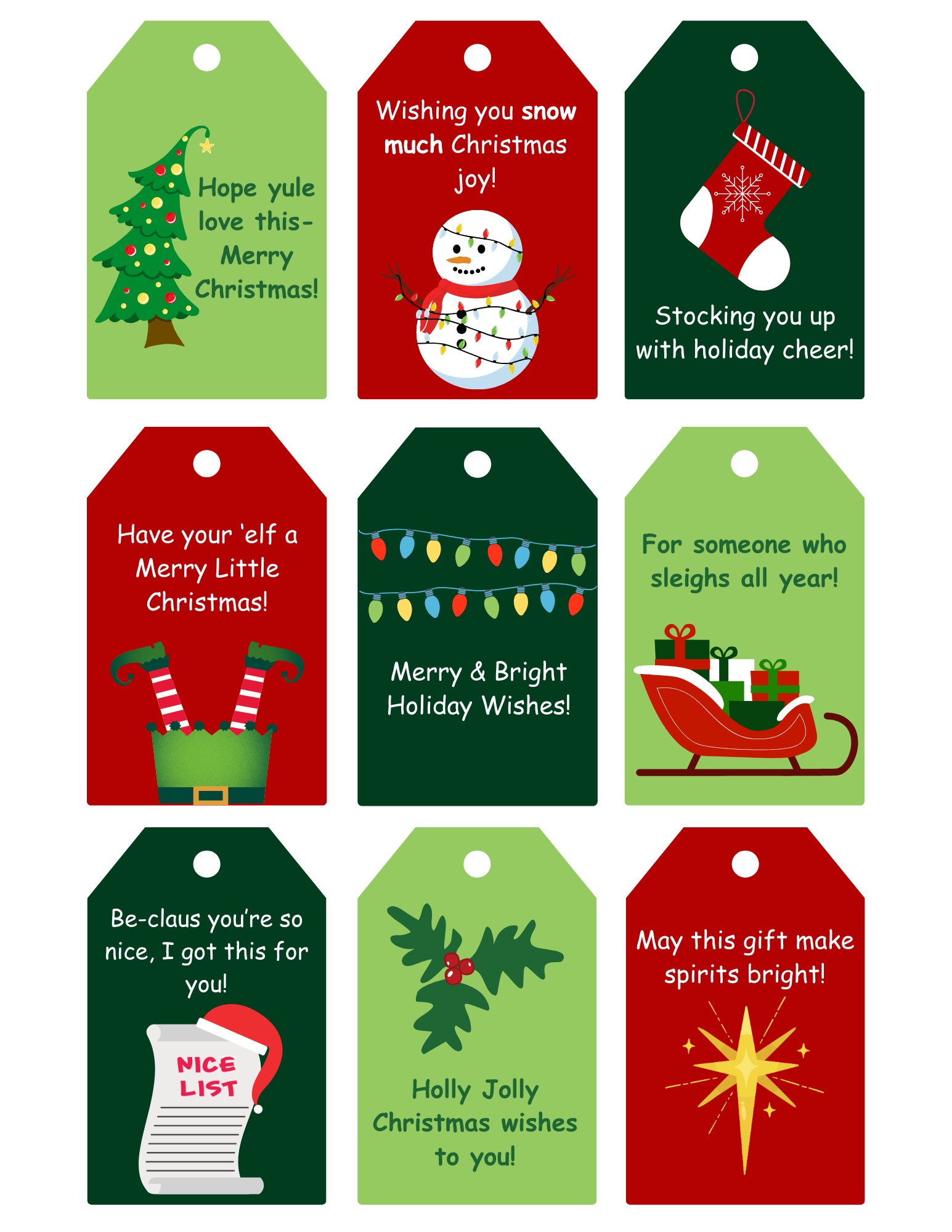 Christmas Gift Labels Printable Fanny Printable