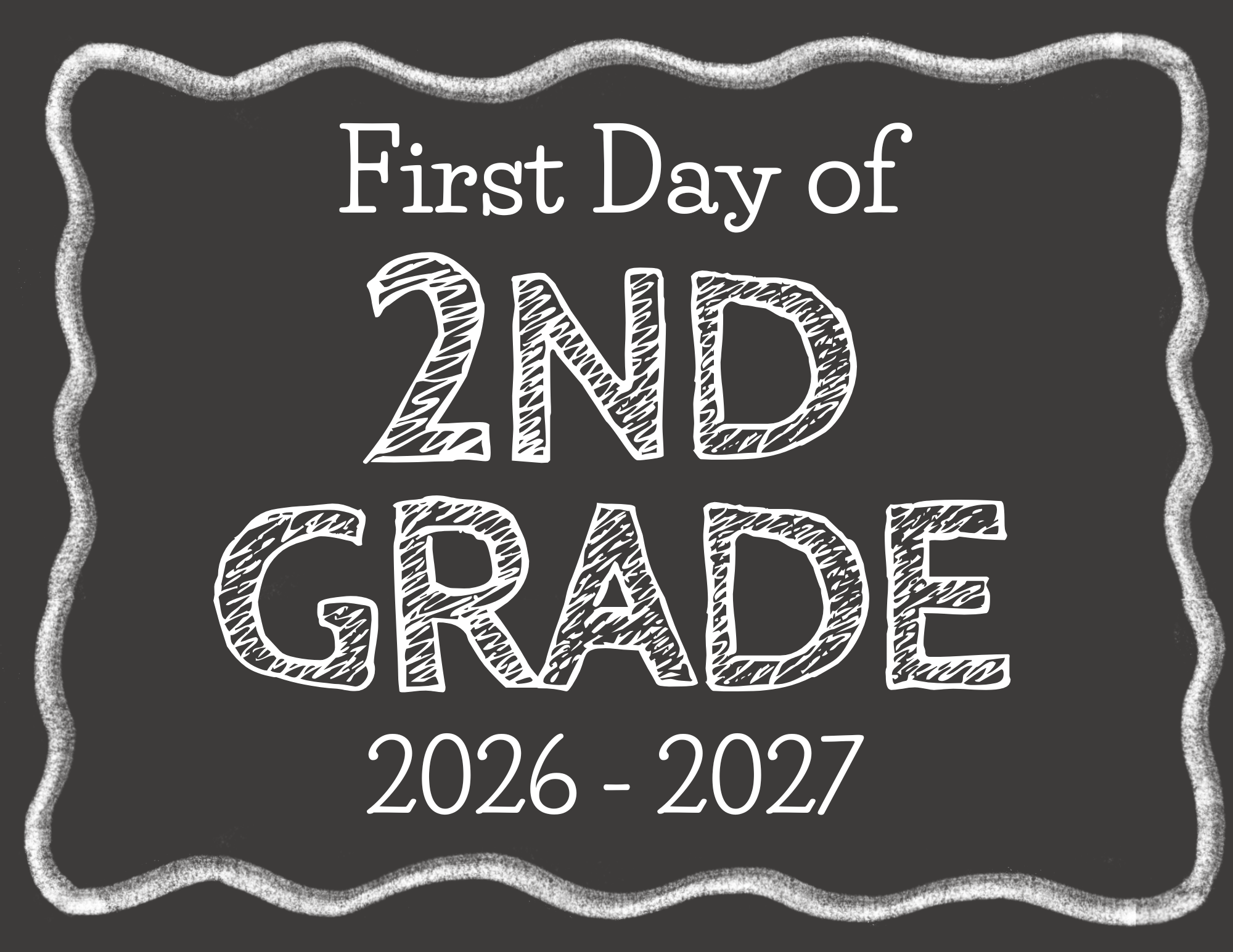Printable back to school signs for 2025